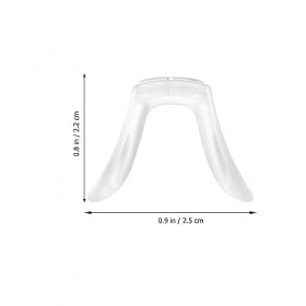 Artibetter Lunettes Plaquettes 3 Pièces Lunettes En Silicone Plaquettes En Forme De U Pont De Selle Plaquettes De Nez Lunette
