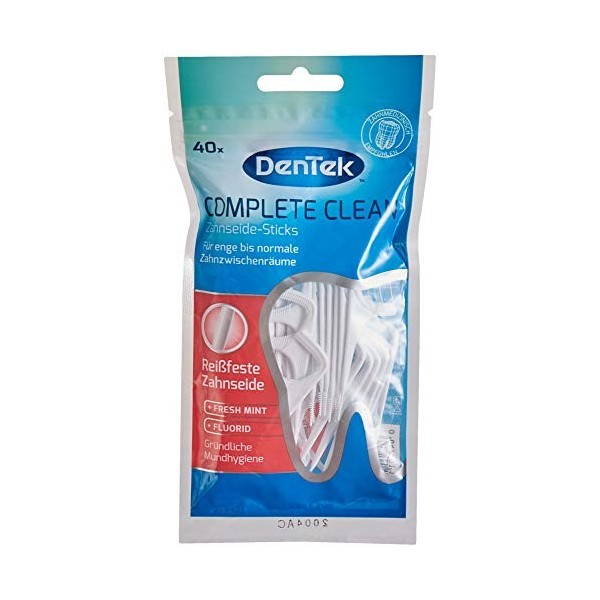 Dentek Complete Clean fibre de verre, 40 pièces