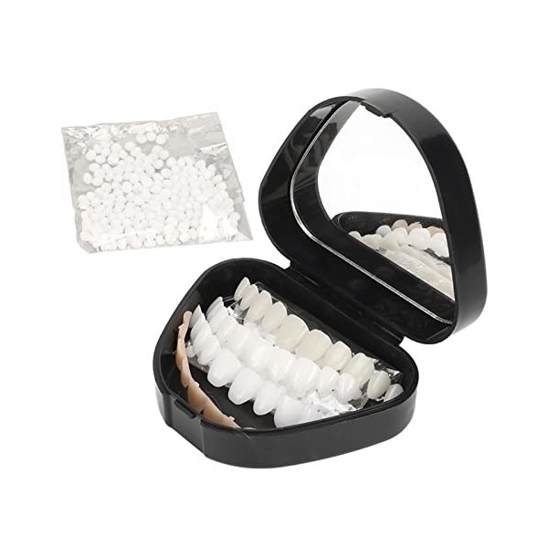 Kit de Réparation de Dents Temporaires, Kit de Réparation de Dents Temporaires, Fausses Dents Malléables, Perles de Réglage T