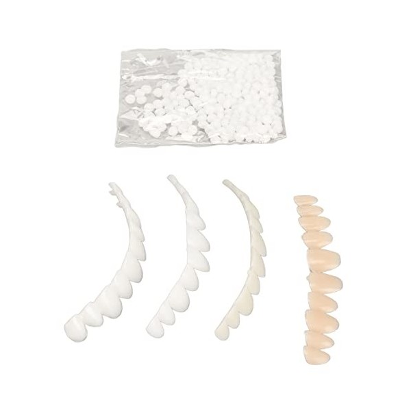 Kit de Réparation de Dents Temporaires, Kit de Réparation de Dents Temporaires, Fausses Dents Malléables, Perles de Réglage T