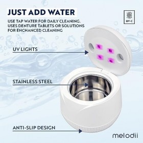 Machine de nettoyage à ultrasons UV pour prothèses, aligneurs, loquets, baignoires de blanchiment, protège-dents, machine de 