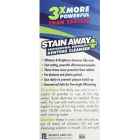 Basculer I00028111 Plus Nettoyant de dentiture, 8,1 oz