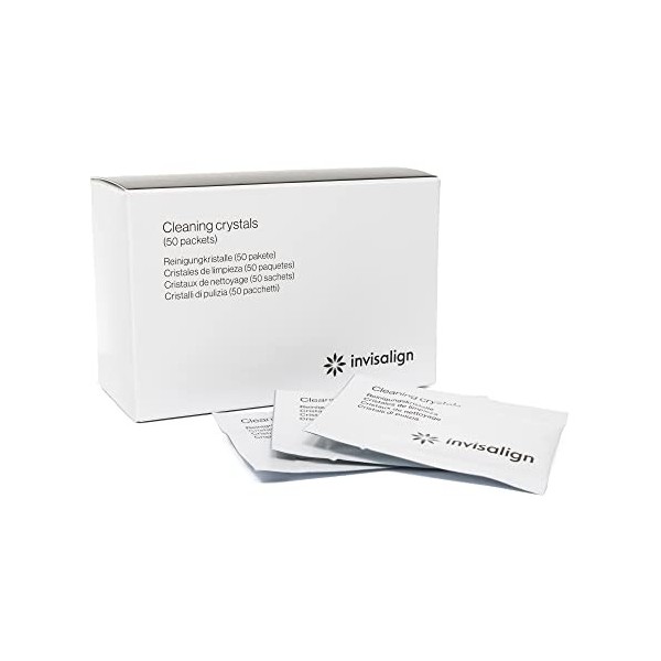 INVISALIGN Cristaux De Nettoyage Pour Aligneurs Et Dispositifs De Retenue Approvisionnement De 50 Semaines 