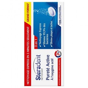 Steradent Maxi Format Nettoyant pour Prothèse Dentaire