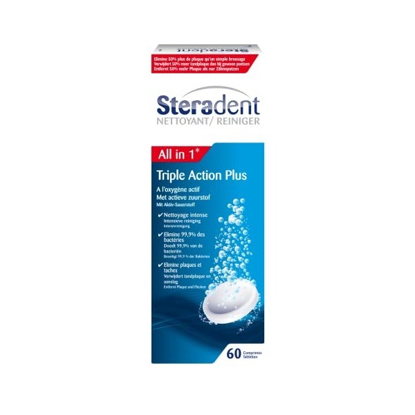 Steradent Triple Action Plus 60 Tab