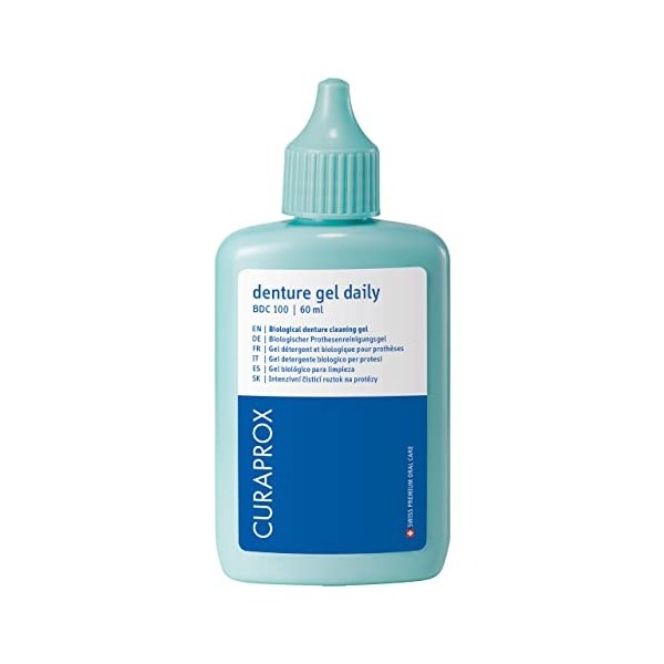 CuraProx gel pour orthèses dentaires usage quotidien BDC 100 60ml par Curaprox