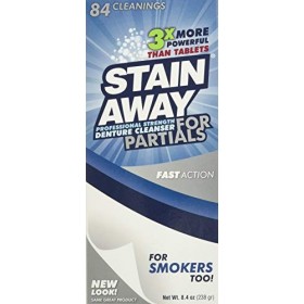 Stain Away denture cleanser for partials and smokers - 8.4 oz by REGENT LABS INC.