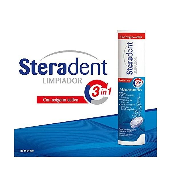Steradent Triple Action Cleaner – Pack of 30