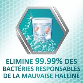 Polident Nettoyant Antibactérien, Pour Prothèses Dentaires Partielles ou Complètes, Formule Non Abrasive, lot de 12x72 Compri