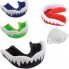 mmasport Lot de 2 protège-dents en gel pour homme et femme, non toxique avec étui anti-bactérien noir et blanc