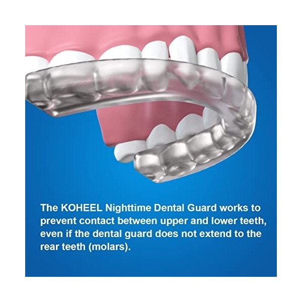 KOHEEL Gouttiere dentaire, facile à mouler, arrête le bruxisme, Protège-dents pour le grincement des dents la nuit, 5 pièces 