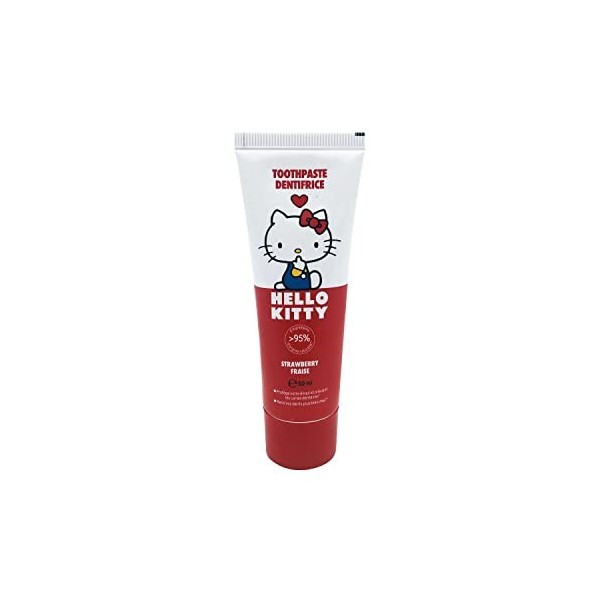 Hello Kitty, Dentifrice pour Enfant, Goût Fraise, 50ml, TAKE CARE