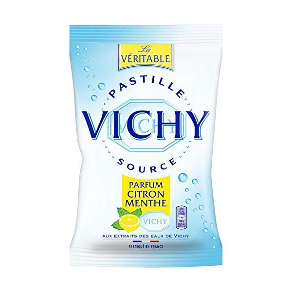 VICHY - Citron et Menthe 230G - Lot De 4