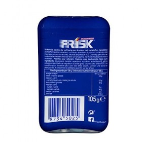 Frisk Pastilles Menthe Poivrée Mini Bonbon Rafraîchissant sans Sucres-Maxi 0.1kg Boîte de 150 Pièces 1 Unité Lot de 4 