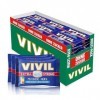 VIVIL Pastilles extra solides à la menthe poivrée sans sucre | 78 sachets de 25 g