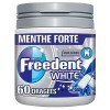 FREEDENT WHITE - Chewing-gum Menthe Forte sans sucres - Boîte de 60 dragées - Préparez la rentrée - 84g