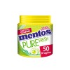 MENTOS GUM - Chewing-Gum Pure Fresh Limonade - Chewing-Gum Sans Sucres - Parfum Limonade- - Dure Longtemps -Boîte de 50 Dragé