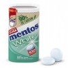 MENTOS GUM - Chewing-Gum White Menthe Verte - Chewing-Gum Blancheur Sans Sucres - Haleine Fraîche - Sourire Éclatant - Boîte 