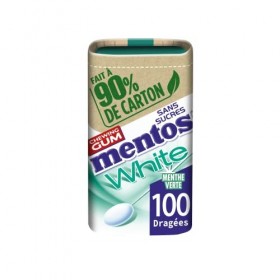 AIRWAVES - Chewing-gum Menthol et Eucalyptus sans sucres - 5 paquets de 10  dragées - 70g