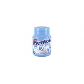 Mentos - Chewing-Gum Mentos Pure Fresh Menthe Douce - Chewing-Gum Sans Sucres- Dure Longtemps - Haleine Fraîche - 6 Boîtes de