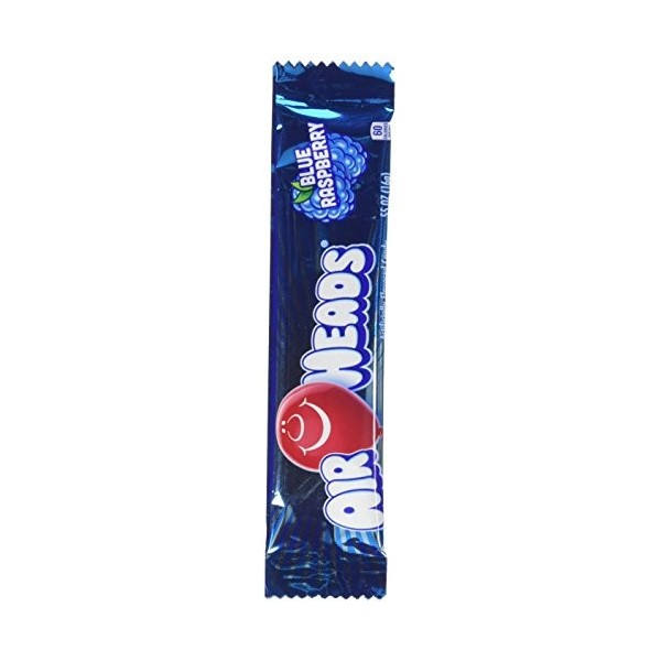 Air Heads Confiseries Fruitées Framboise Bleu 16 g - Pack de 36