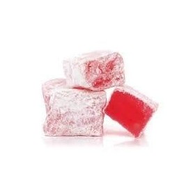 Loukoums à la Rose 500 g, Délice turc au goût de rose de Koska | Format cadeau 500 gr | Confiserie traditionnelle de luxe | V