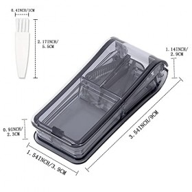 Coupe-comprimés à Pilules pour Petits et Gros Cachets, Séparateur de Comprimés avec Lame pour Fendre vos Pilules et Comprimés