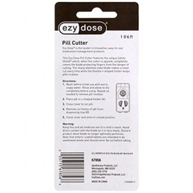 Coupe Pilule et Sécateur pour Couper les Pilules, Vitamines, Tablettes, Acier inoxydable, adapté au voyage, couleurs assortie