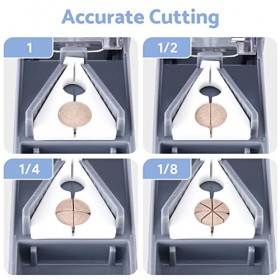 Fullicon Pilulier pour petites ou grandes pilules, séparateur de pilules avec support en forme de V, trancheuse à médicaments