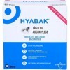 Hyabak Lot de 3 flacons de gouttes oculaires 10 ml