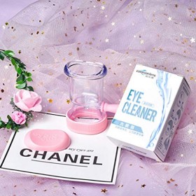 Milisten Gobelet en Silicone pour Le Rinçage Des Yeux Gobelets de Nettoyage pour Le Rinçage Des Yeux avec Bain de Rangement