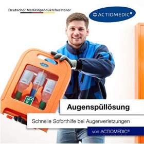 Flacon rince-œil, contenant une solution saline, 250 ml