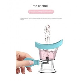 Acfthepiey 1 Pièce de Gobelets de Lavage Oculaire en Silicone Souple Gobelets de Bain Oculaire Réutilisables