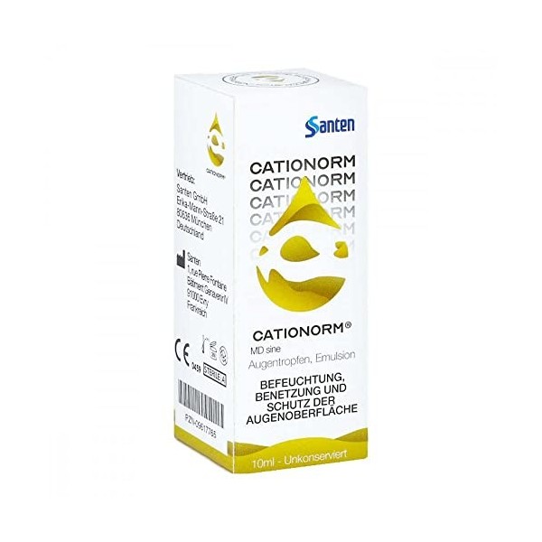 Cationorm MD sine Augentropfen, 10 milliliter