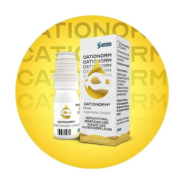 Cationorm MD sine Augentropfen, 10 milliliter