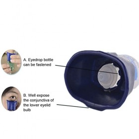 Guide de Gouttes Oculaires Portable, Applicateur de Gouttes Oculaires, Outil Porte-bouteille, Accessoire de Soins à Domicile