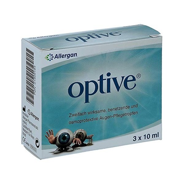 Optive Gouttes oculaires 3 x 10 ml