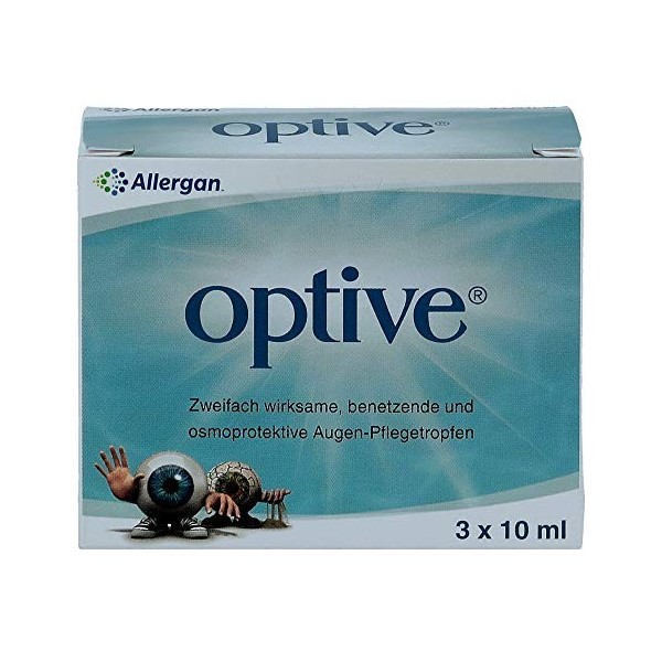 Optive Gouttes oculaires 3 x 10 ml