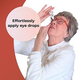 Château© Lunettes à gouttes pour les yeux - Aide pour les yeux - Lunettes avec trous - Lunettes de chirurgie de la queue - av