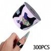 ＡＷＨＡＯ 300x Formes DOngles pour Ongles En Acrylique Guide Nail Extension Paper Forms