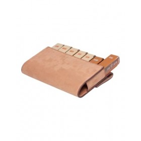 Pilulier hebdomadaire et journalier Français ● Pochette de rangement sobre et élégante en velours ● 7 jours – matin, midi, so