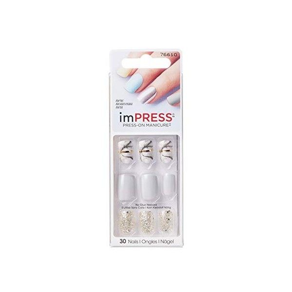 KISS imPRESS "Yeah Boy" Ongles de Manucure Courte Longueur