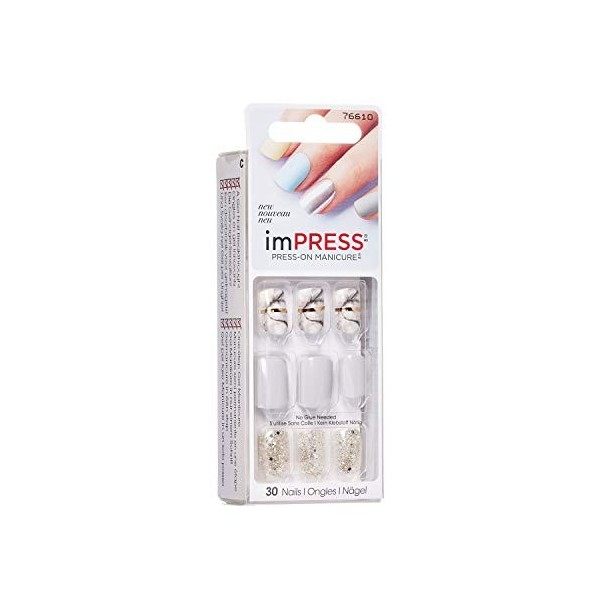 KISS imPRESS "Yeah Boy" Ongles de Manucure Courte Longueur