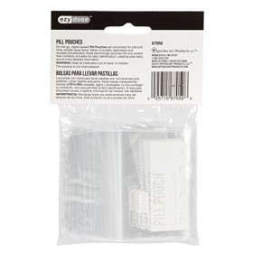 2-PACK Ezy Dose Disposable Pill Pouches - 50 Count