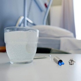 Vansu Boîte à pilules étanche en titane pour extérieur, voyage, camping