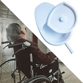 oshhni Bassin de lit pour patient alité Bassins de lit robustes pour femmes faciles à nettoyer pour femmes et hommes Disposit