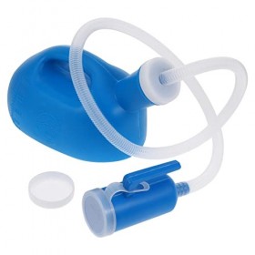 DOITOOL 1 Ensemble de D urinoir Portable Hommes de Drainage Urinaire Pot de La Voiture PEE de Toilette de Toilette avec Une F