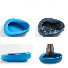 Bassin de lit en plastique pour les femmes âgées et les hommes à la maison, à lhôpital, pour les personnes alitées, les voya