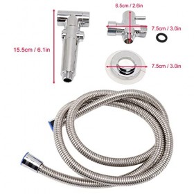 Kit De Pulvérisateur De Bidet, Ensemble De Pulvérisateur à Main Pour Couches En Tissu De Bidet Antidéflagrant à Aspiration Ma