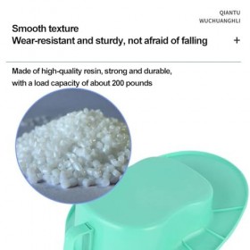 NEDLON Paquet De 2 Bassins De Lit avec Couvercle Détanchéité, Conception sans Déversement Ni Éclaboussures, Pot De Lit en Pl